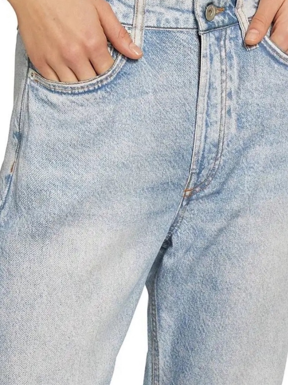 New Rag & Bone Alex Liquid High Rise Straight - Picture 5 of 13